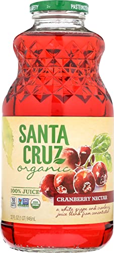 Santa Cruz Organic Cranberry Nectar Juice Blend, 32 Ounces