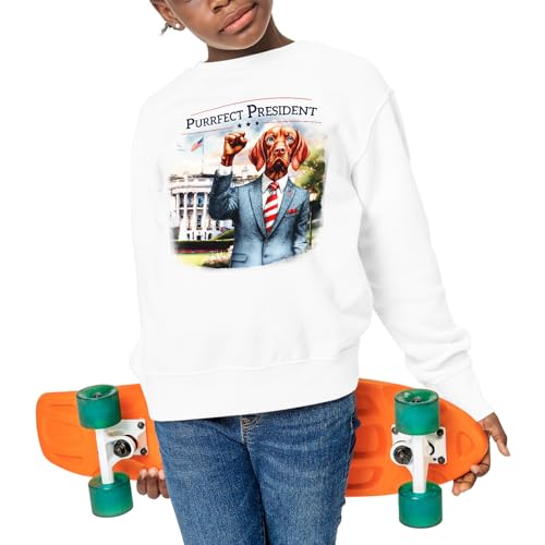 Purrfect President Dog Raise Fist Fight Survived Election 2024 Adult Youth T-Shirt Hoodie Sweatshirt4