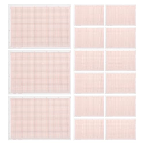Papel cuadriculado rosa A4 UKCOCO ideal para proyectos creativos, matemáticas y arquitectura