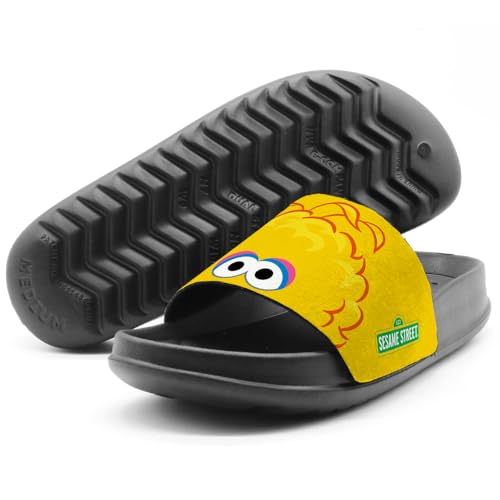 Popfunk Sesame Street Big Bird Peaking Unisex Adult Slides Sandals Officially Licensed Hypd Slydr Switch™4