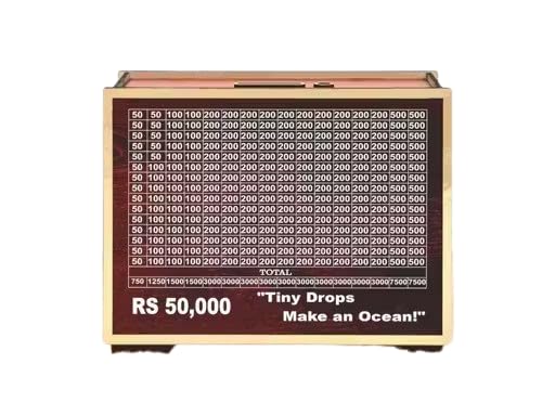 ₹50,000 Savings Challenge Money Box | Wooden 50,000Rupees Saving Goal Frame | Small Amounts Become Big Savings Coin Bank_003-image-5