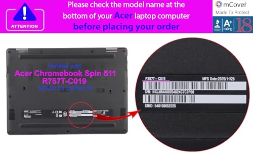 Coque Acer Chromebook Spin 511 R757 antichoc pour sécuriser votre 11,6" - 4