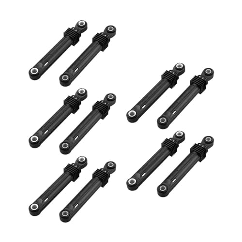 10 Pcs 100N Compatible for LG Washing Machine Shock Absorber Washer Front Load Part Black Plastic Shell Home Appliances Accessories
