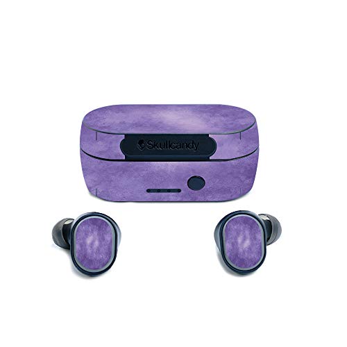 MightySkins Skin for Skullcandy Sesh True Wireless Earbuds - Purple Airbrush | Protective