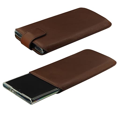Suncase Samsung S25 Ultra Mocca Lederetui