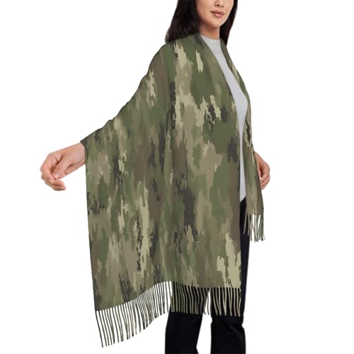 IBILIU Oversize Scarf for Women Universe Space Galaxy Stars And Nebulas Scarf Tassel Scarves Fall Winter Shawl Wraps4