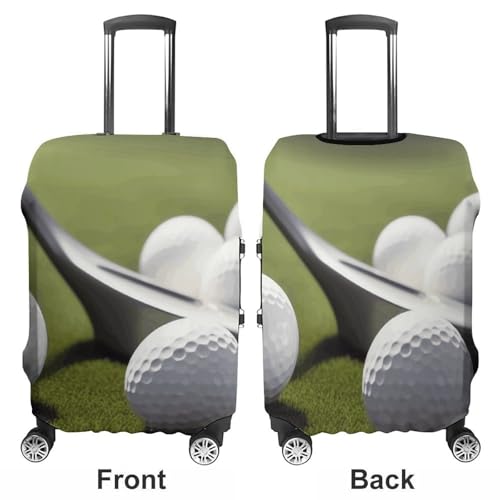 Golf Luggage Covers Tsa Approved Suitcase Cover Elastic Washable Luggage Sleeve Carry on Cover Protector Anti-Scratch Suitcase Protector Fits 19-30 Inch Case(M)3