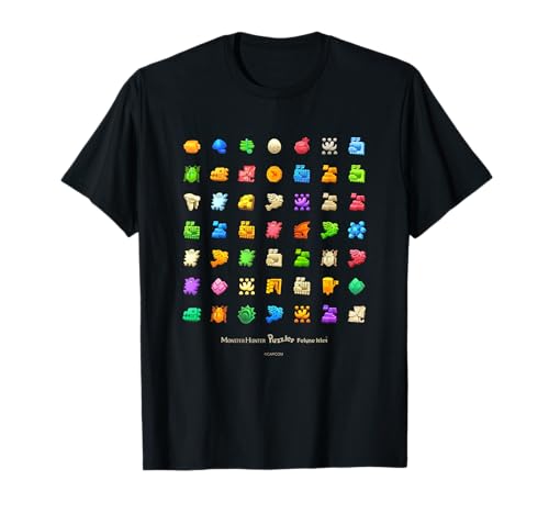 Image of Monster Hunter Puzzles: Felyne Isles Pieces T-Shirt
