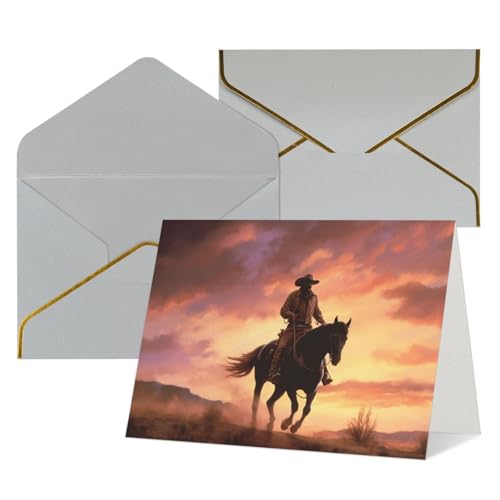 QMNSEHF tuNO[eBOJ[h Thank YouCard Cowboy West Happy BirthdayJ[h fB[X Y NX}X nEB  uNm[g J[h @ O[eBOJ[h 4