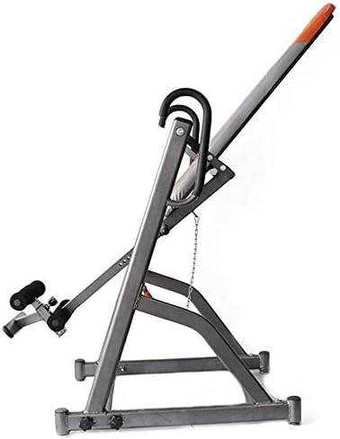 Adjustable Heavy Duty Inversion Table, Folding Back Fitness Exercise, Therapy Bench Back Stretcher Relieves Back Pain/Reduces Muscle