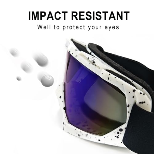Image of Dirt Bike Goggles Motorcycle ATV Glass Riding Four Wheeler Offroad Mx Racing Helmet Goggles