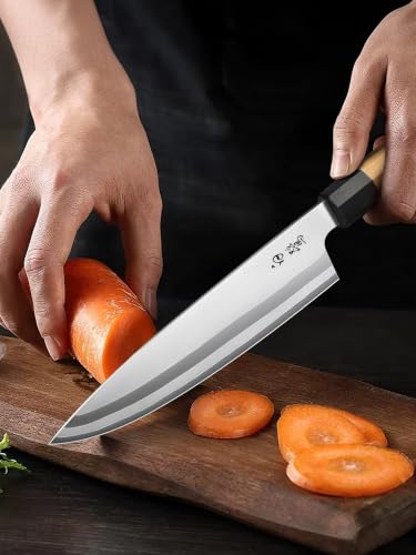Image of HOSHANHO 3 PCS Kitchen Knife Set, Ultra Sharp Chef Knives, Ergonomic Handle