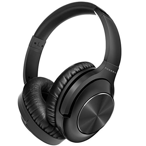 Active Noise Cancelling Headphones,Fogeek Apollo 1 Bluetooth Headphones Over Ear with Mic Deep Bass Hi-Fi Sound, Wireless Headphones for Traveling Sporting TV PC Cellphone