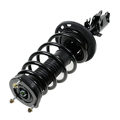 Image of TRQ Rear Driver and Passenger Side Strut and Spring Assembly Set Loaded Coil Spring Compatible with 06-12 Toyota Camry 06-12 Avalon 07-12 Lexus ES350