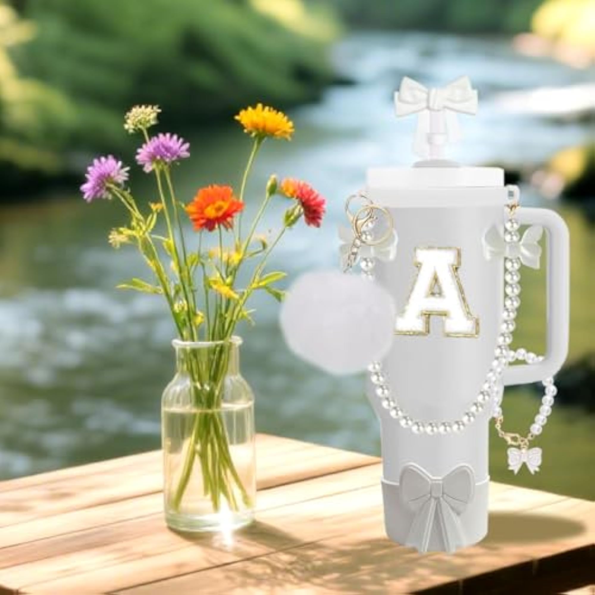 Accessories Set for Stanley Cup, Bow Strap & Boot