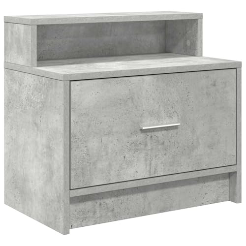 Armoire de rangement avec étagère de nuit lot de 2 en bois durable - 7