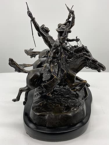 Estatua Mediana en Bronce Frederic Remington miniatura 4