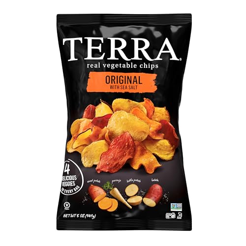Terra Vegetable Chips, Original Vegetable Chips with Sea Salt, 5 oz