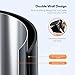 Electric Kettle, Miroco 1.5L Double Wall 100% Stainless Steel BPA-Free Cool Touch Tea Kettle with Overheating Protection, Cordless with Auto Shut-Off