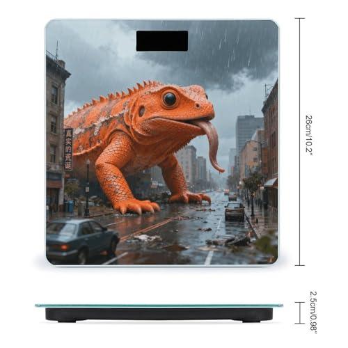 Báscula Digital Orange Lizard City para Peso Corporal miniatura 2