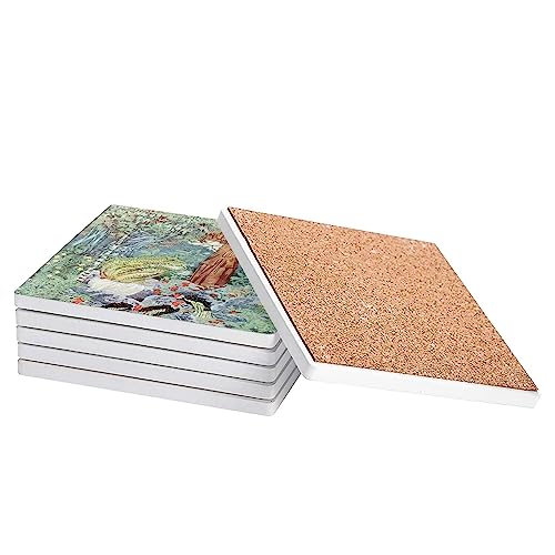 Dimensioni generose di 100 x 100 mm per adattarsi alla maggior parte dei bicchieri e delle tazze