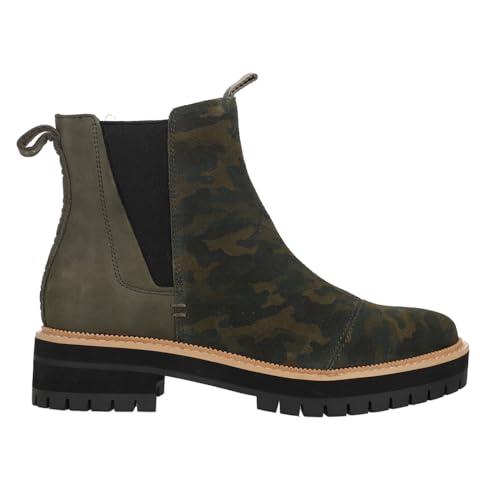 TOMS Womens Forest Camouflage Dakota Casual Boots - Green