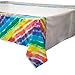 Tie Dye Plastic Tablecloth, 84" x 54"