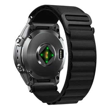Pulseira de relógio de nylon QuickFit de 26 mm para Garmin Tactix 8 de 51 mm/Garmin Fenix 8/Fenix 8 Solar 51 mm/Fenix 7X Pro Solar/Fenix 7X Pro/Fenix 7X/Fenix 6X Pro/Fenix 6X/Fenix 5X, pulseira de