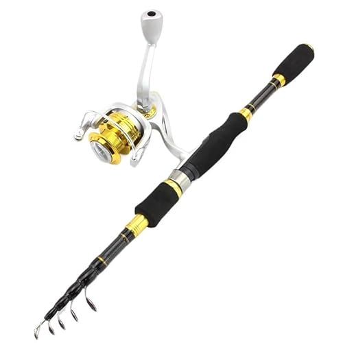 RTFJVXVZ Outdoor Lure Spinning Wheel Combination Fishing Gear Set
