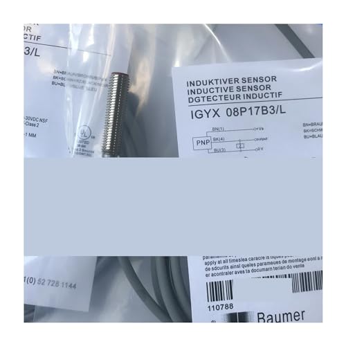 Proximity Switch 08P17B3/L de haute précision en boîtier inox durable