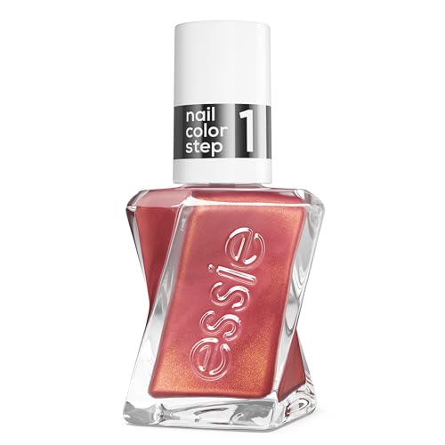Gel by essie Longwear Nail Polish, Nude Gold Pearl, Multi-Faceted, No UV