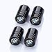 HEY KAULOR 5 Pcs Metal Car Wheel Tire Valve Stem Caps for BMW X1 X3 M3 M5 X1 X5 X6 Z4 3 5 7Series with Key Chain Logo Styling Decoration Accessories