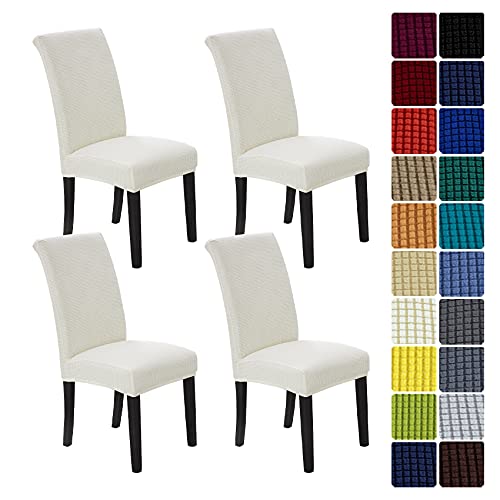 4Pack or 2/6/8Pack Chair Covers for Dining Room, Stretch Removable Washable Dining Room Chair Covers Seat Protector, Dining Chair Slipcovers for Dining Room Hotel 4Pack or 2/6/8Pack Chair Covers for Dining Room, Stretch Removable Washable Dining Room Chair Covers Seat Protector, Dining Chair Slipcovers for Dining Room Hotel