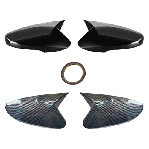 Boîtier de rétroviseur pour Hyundai Veloster 2012-2018 style carbone - 4