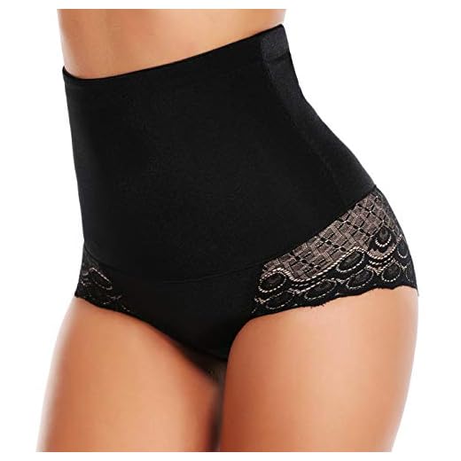 MISS MOLY Guaina Mutande Contenitive Intimo Modellante Shapewear Pancera Pancia Piatta Perizoma Dimagrante a Vita Alta 2 Strati Powernetz Elastico Donna Underwear