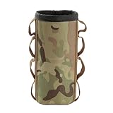 Housoutil Bolsa para Cilindro de Gas Pequeño para Camping, Funda Protectora Anticaídas y Anticolisión de Tela Oxford Camuflaje, Funda Aislante Plegable para Estufas de Camping al Aire Libre