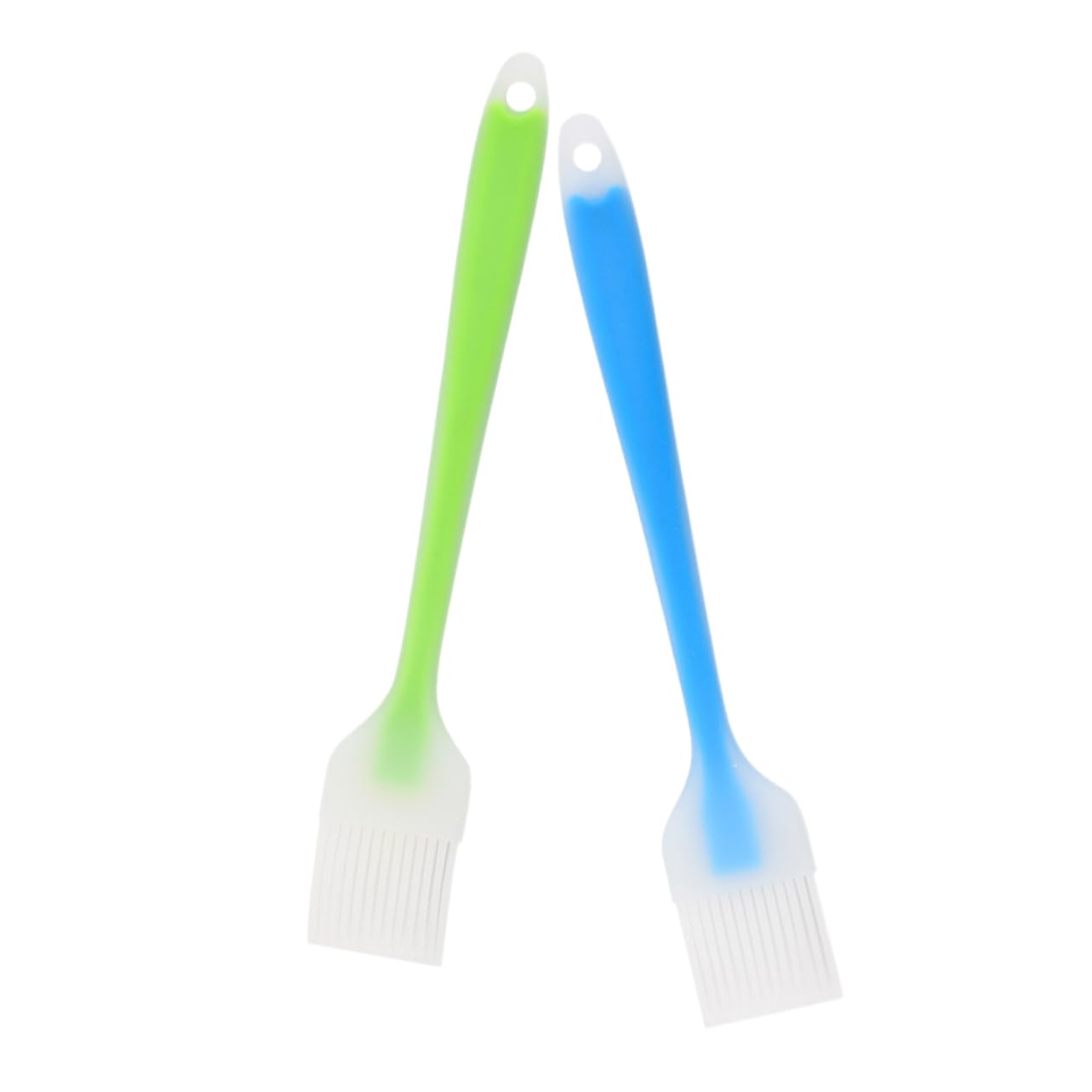 HEMOTON 2pcs Silicone Basting Brush for Bbq Baking Food-grade Oil Brush Soft Bristles for Grilling Pastry and Cooking