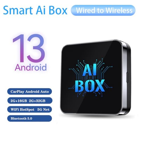 Android Auto inalámbrico para eliminar cables con el adaptador Fangxuee Android 13 7
