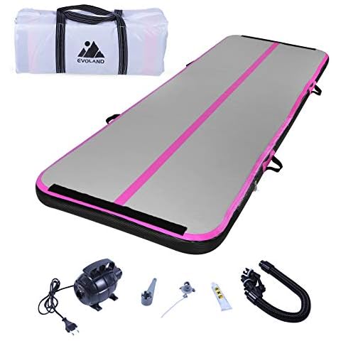 EVOLAND Colchoneta Inflable de Gimnasia 10 cm de Grosor Cover