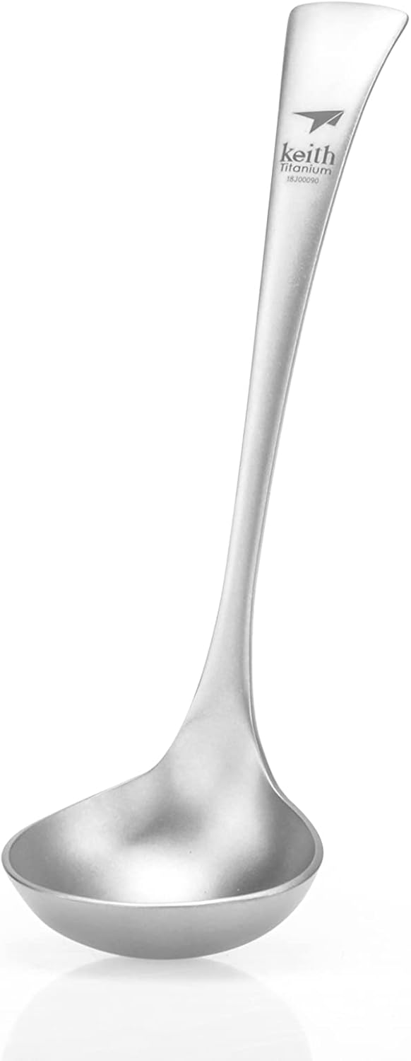 Keith Titanium Ti8706 Long Handle Soup Spoon