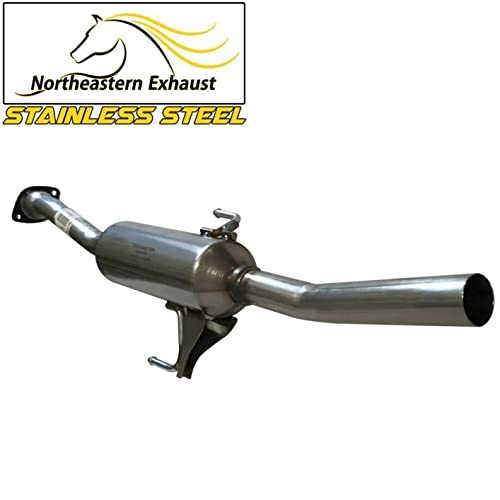 Stainless Steel Exhaust Resonator Pipe For Toyota RAV4 2001-2003 2.0L | 409 Stainless Steel | Free Gaskets & Clamp Included | Northeastern Exhaust