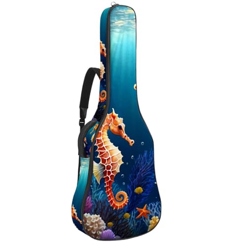 Housse de transport guitare acoustique pour les trajets sous la pluie avec motif original