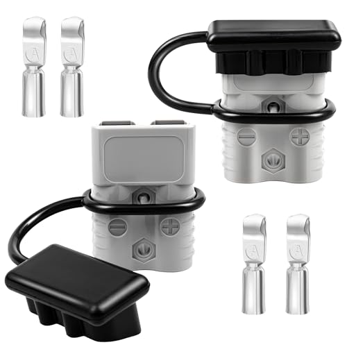 Connecteur rapide de batterie 175A RED WOLF gris pour cable 2-4 AWG