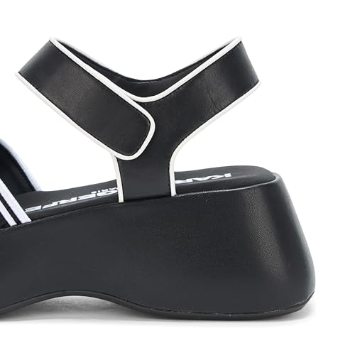 Image of KARL LAGERFELD Women's Meddi Strappy Platform Sandal With Logo