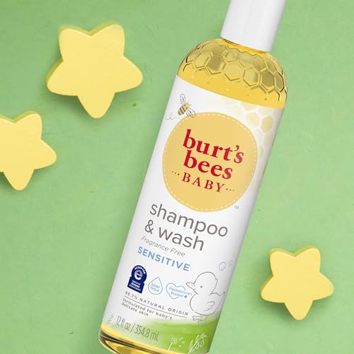 Burt's Bees Baby Fragrance Free Shampoo and Wash, 12 fl. oz., 3 Pack - image 7