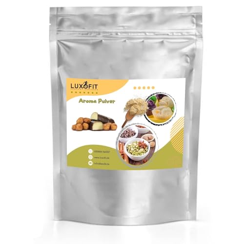 Luxofit Marzipan Aroma Pulver, Aromen für die Gastronomie und private Küche, Vegan und vegetarisch, Geschmackserlebnis für Getränke und Lebensmittel, Made in Germany (50 g)