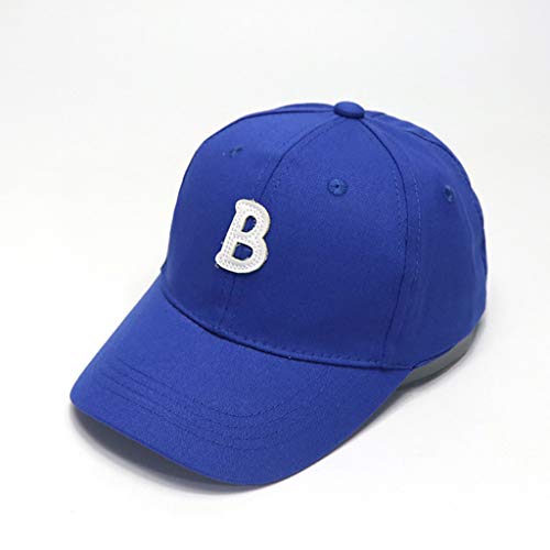 Baby Boy Hat Soft Cotton Dinosaur Sunhat Eaves Letter Baseball Cap Sun Hat Beret Toddler Ball Cap (Blue, One Size) #TOP1