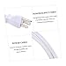 Veemoon Wire Power Supply Cord for DIY Lighting Us Plug Appliance Cable Suitable for Retro Lamps Tools Easy to Install Ac Durable Replacement Cord