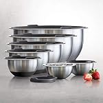 Tramontina Covered Mélange de bols en acier inoxydable 14 Pc Gray, 80202/507DS