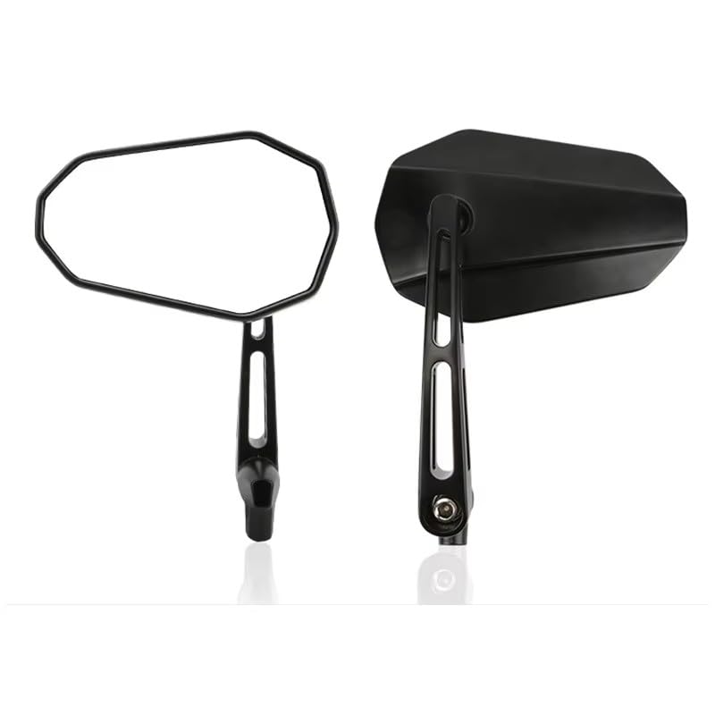 Espejos retrovisores de aluminio mecanizado para motos naked y touring